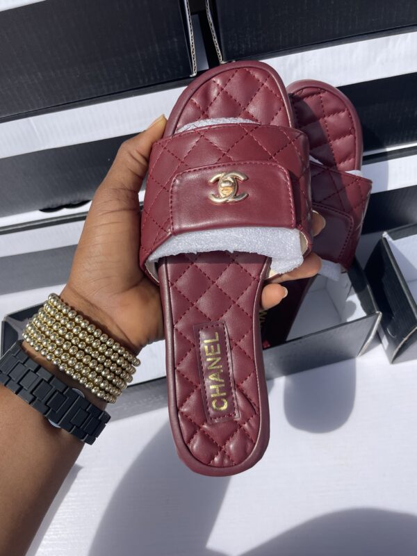 Channel boxed slippers