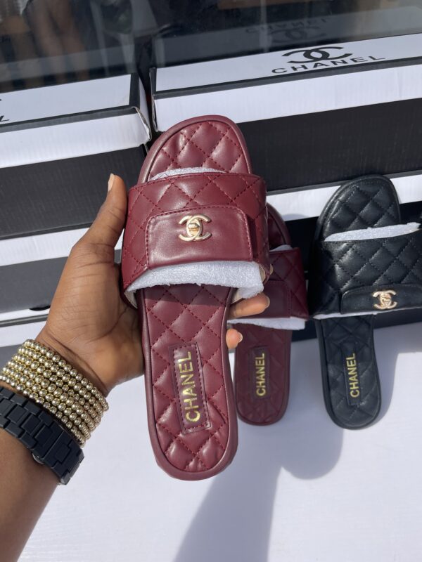Channel boxed slippers