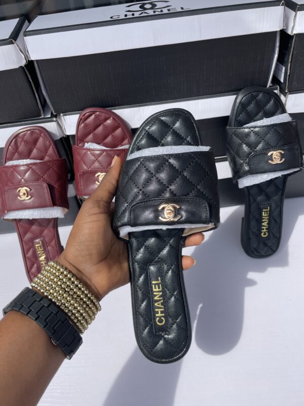 Channel boxed slippers